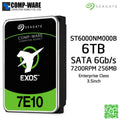 Seagate Enterprise ST6000NM000B Interne Festplatte 6 TB 7200 RPM 256 MB 3.5" Serial ATA III