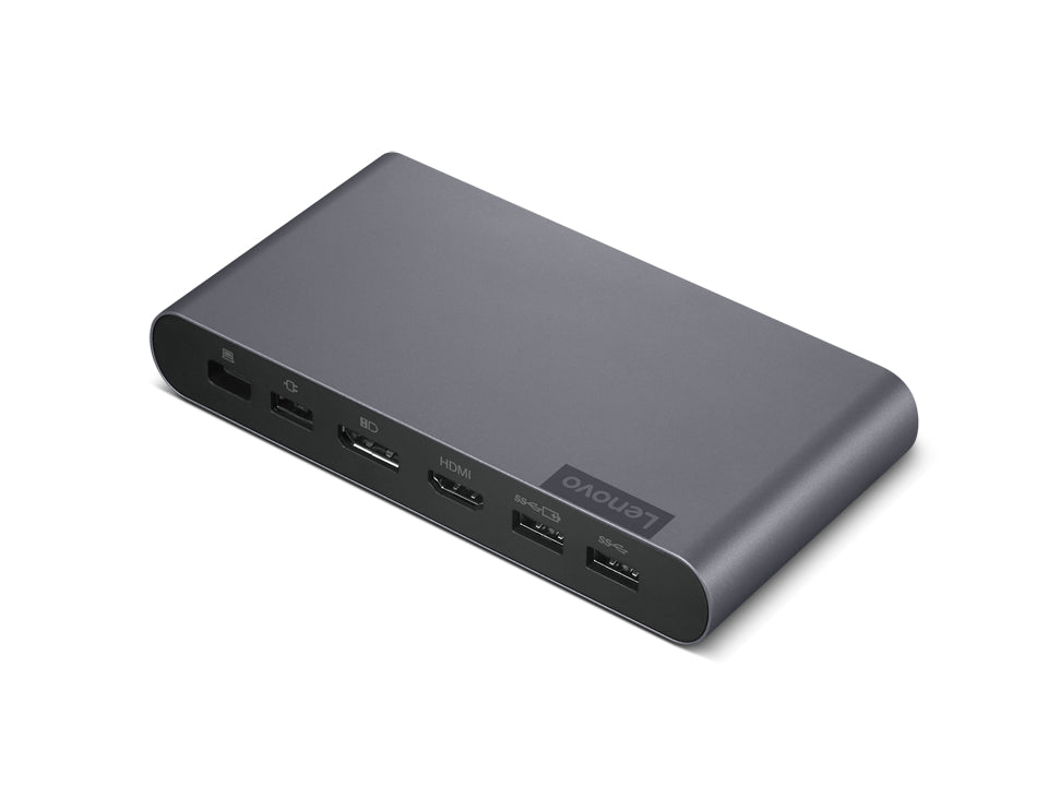 Lenovo 40B30090EU laptop-dockingstation & portreplikator 2 x USB 3.2 Gen 2 (3.1 Gen 2) Type-C Grau – Bild 2