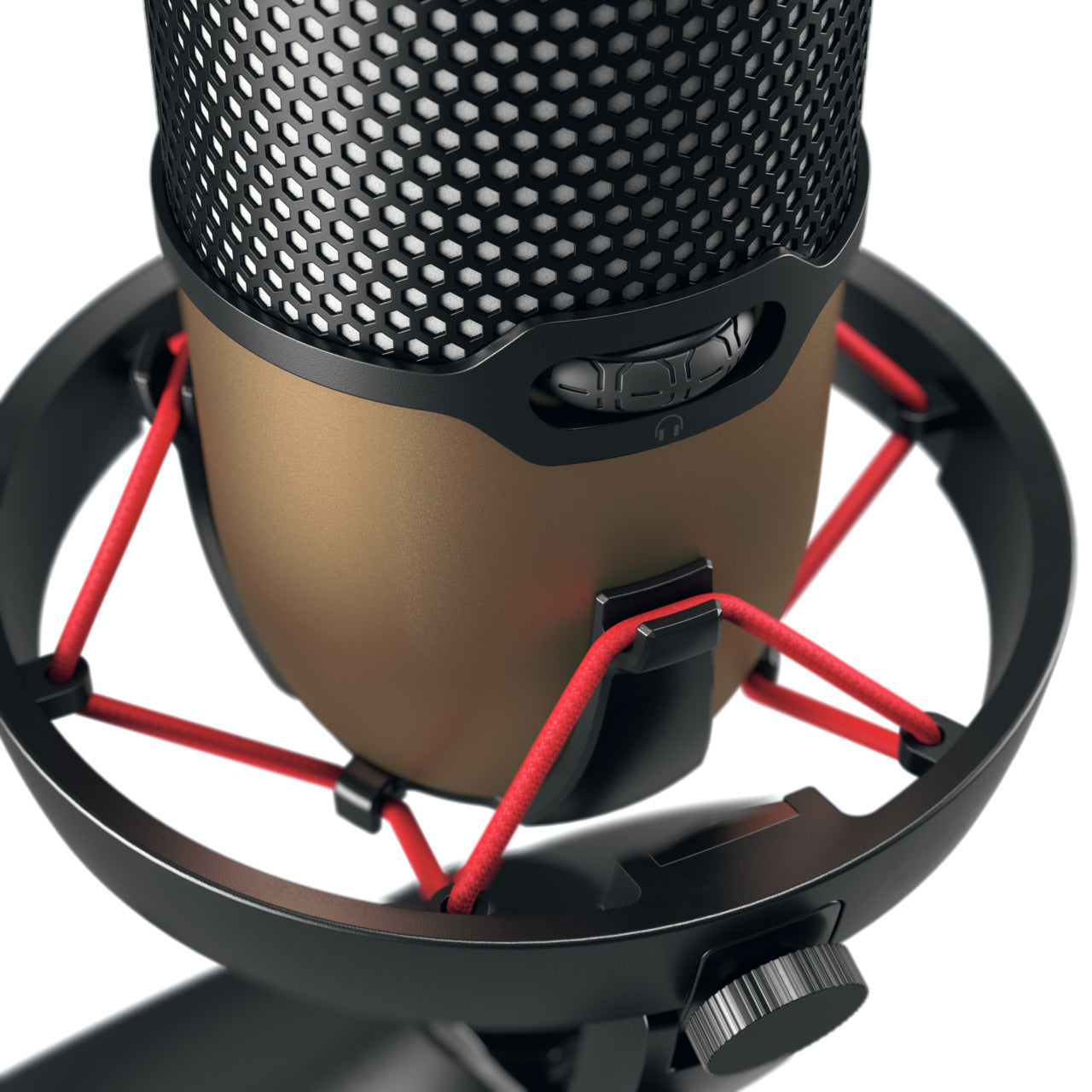 CHERRY UM 9.0 PRO RGB Schwarz, Kupfer Tischmikrofon – Bild 2