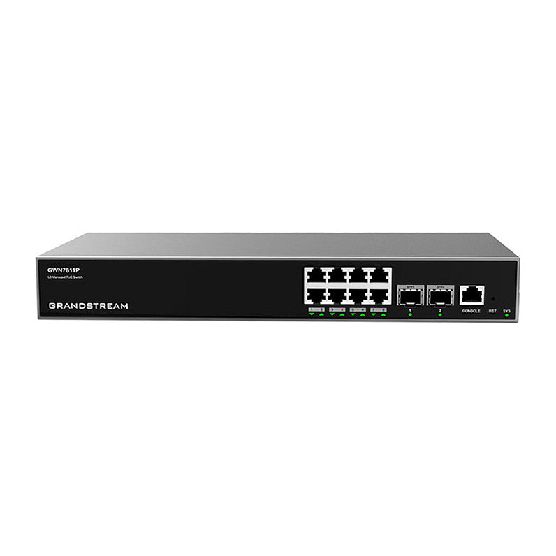 Grandstream GWN7811P 8x Port PoE Layer 3 Managed Netzwerk Switch