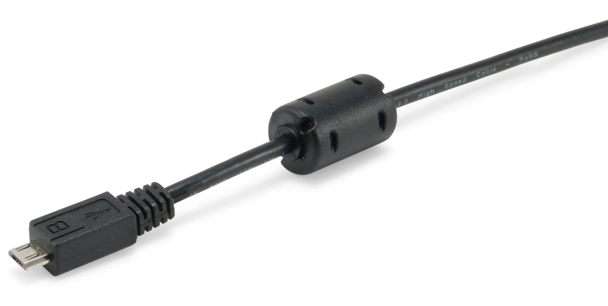 Equip USB 2.0 Cable - USB-A - Micro-USB - 1m - Black – Bild 2