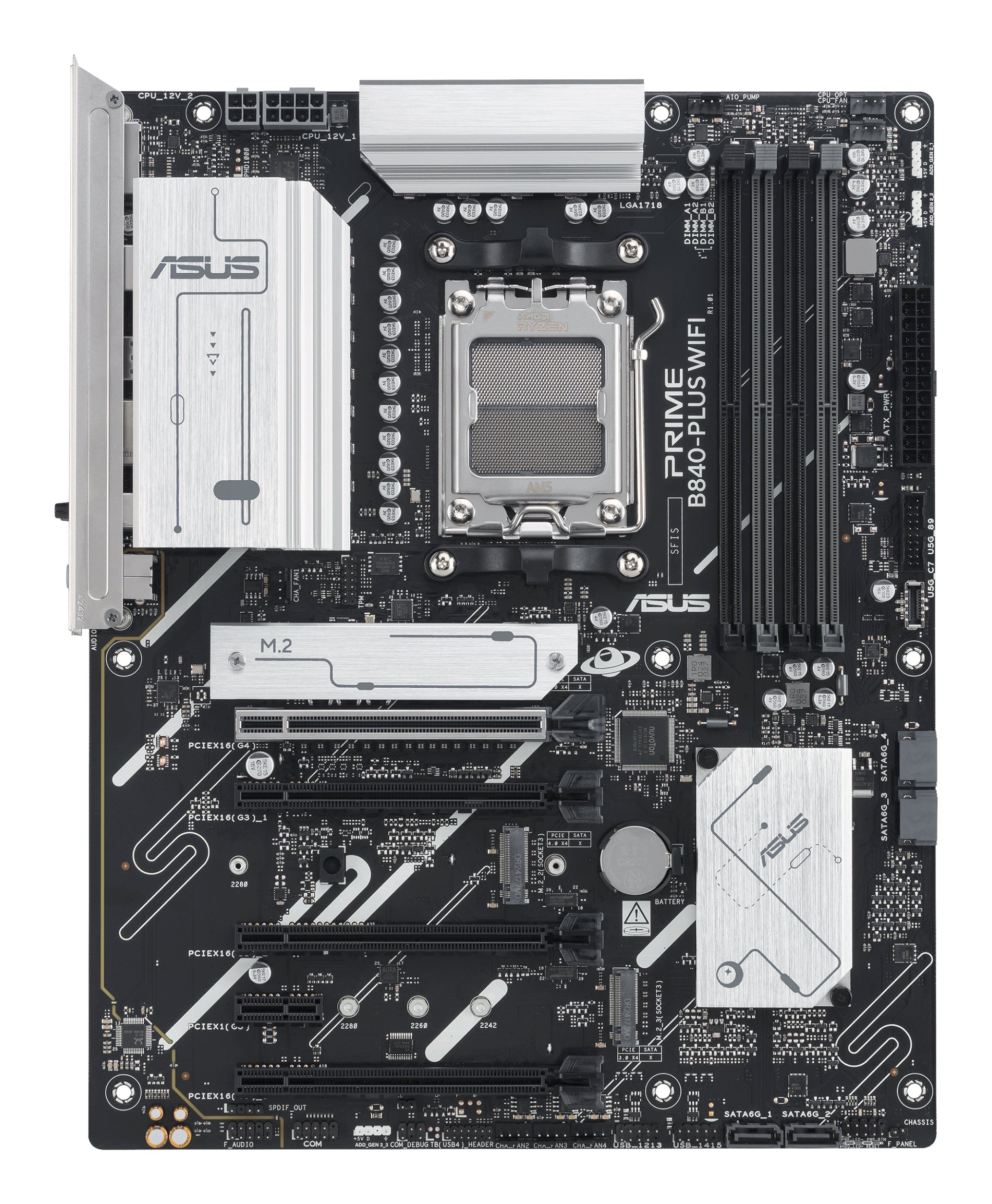 ASUS PRIME B840-PLUS WIFI AMD B840 Sockel AM5 ATX – Bild 2