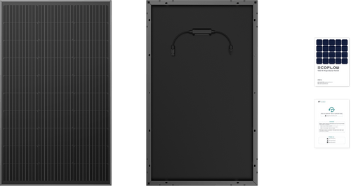 ECOFLOW 2 x 100W Rigid Solar Panel Combo