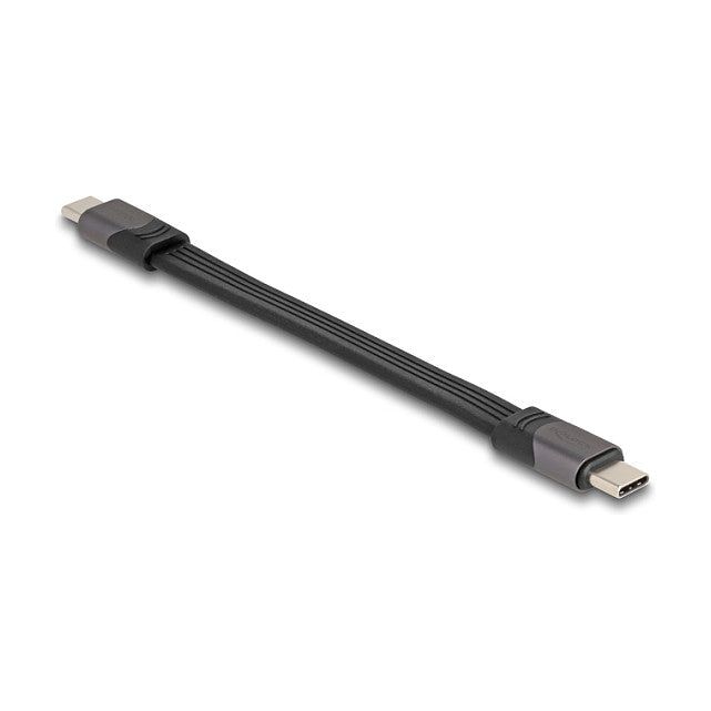 Delock USB 40 Gbps FPC Flachbandkabel USB Type-C™ zu USB Type-C™ 15 cm PD 3.0 100 W E-Marker