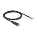 Delock Adapterkabel USB 2.0 Typ-A zu seriell RS-485 3 x offene Kabelenden 2 m