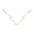 BakkerElkhuizen BE Flexible Dual Monitorarm White