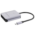 CONCEPTRONIC Kartenleser USB-C3.2->SD/TF4.0/CFast2.0 schwarz