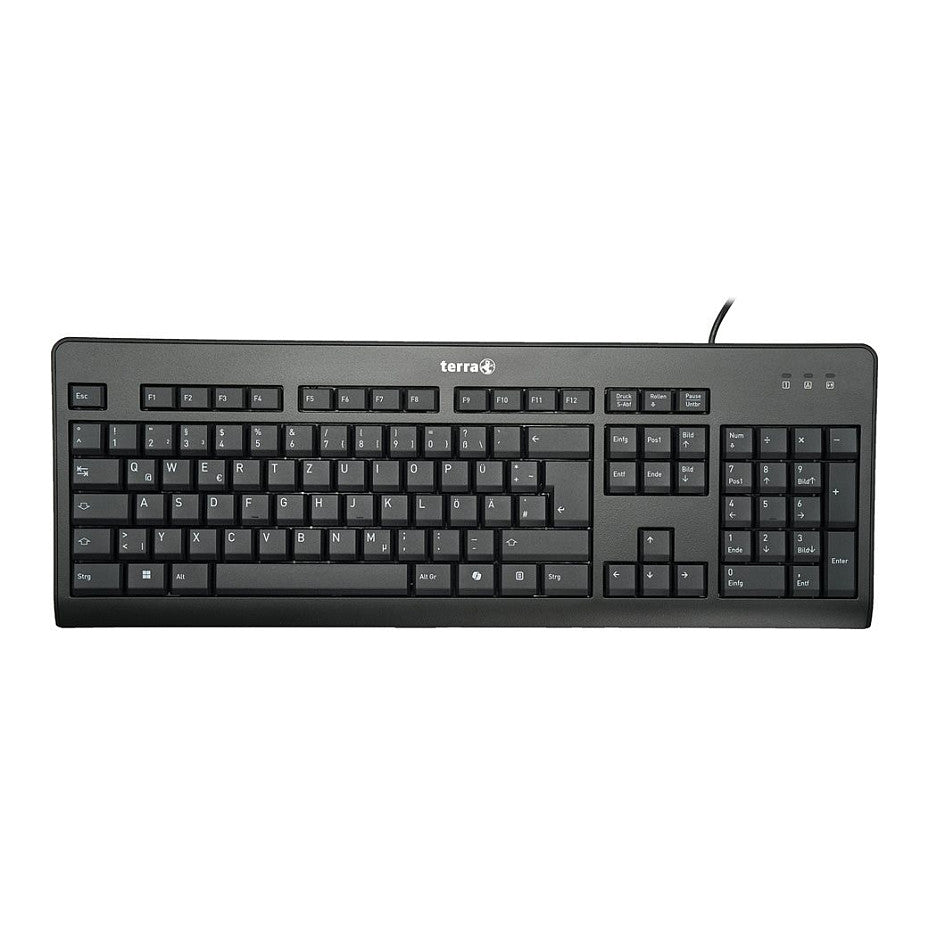 TERRA Keyboard 1500 USB-Tastatur (DE, QWERTZ, schwarz)