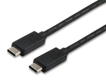 Equip USB 2.0 Cable - USB-C (M) - USB-C (M) - 1m - Black