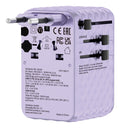 Verbatim 30193 Ladegerät für Mobilgeräte Universal Violett AC Schnellladung Drinnen