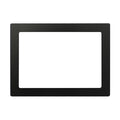 ALLNET Touch Display Tablet 12 Zoll zbh. Blende für Einbaurahmen schwarz schmal