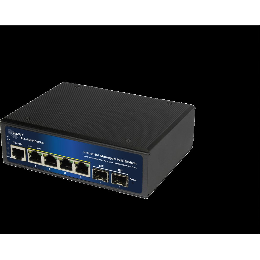 ALLNET ALL-SGI8106PMJ-BT Industrial PoE Switch