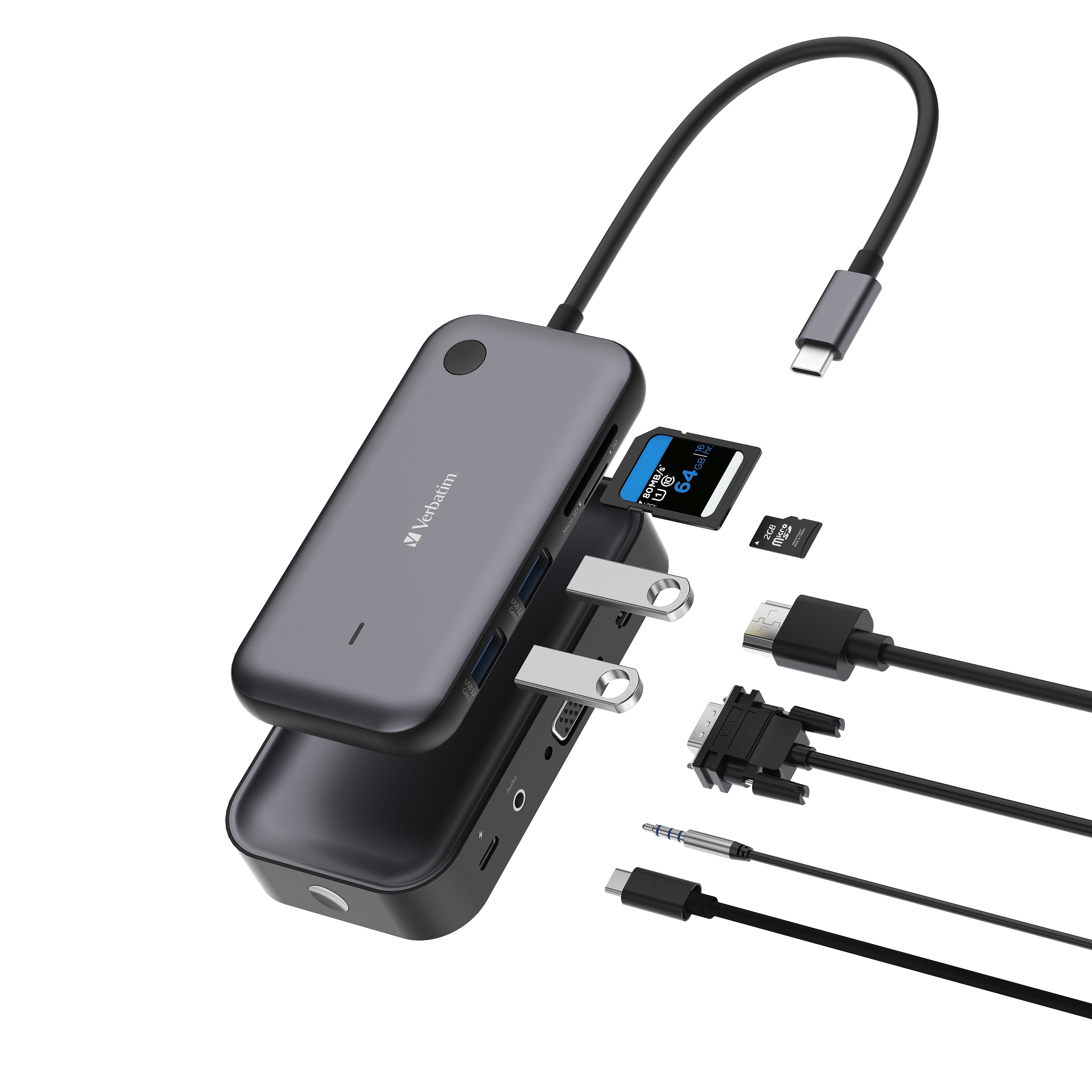 Verbatim Share My Screen USB-C Wirel.Displ.Ad. 1080P/Hub 32146 – Bild 3