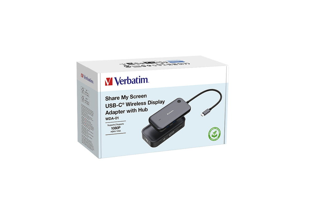 Verbatim Share My Screen USB-C Wirel.Displ.Ad. 1080P/Hub 32146 – Bild 5