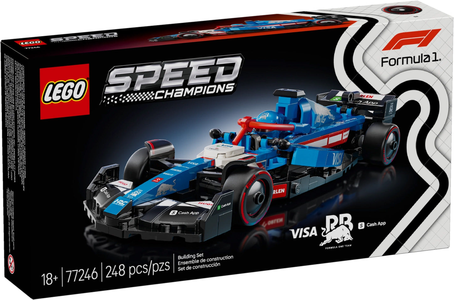 LEGO Speed Champions Visa Cash App RB VCARB 01 F1 Rennauto 77246