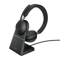 Jabra Evolve2 65 Kopfhörer Kabellos Kopfband Büro/Callcenter USB Typ-A Bluetooth Ladestation
