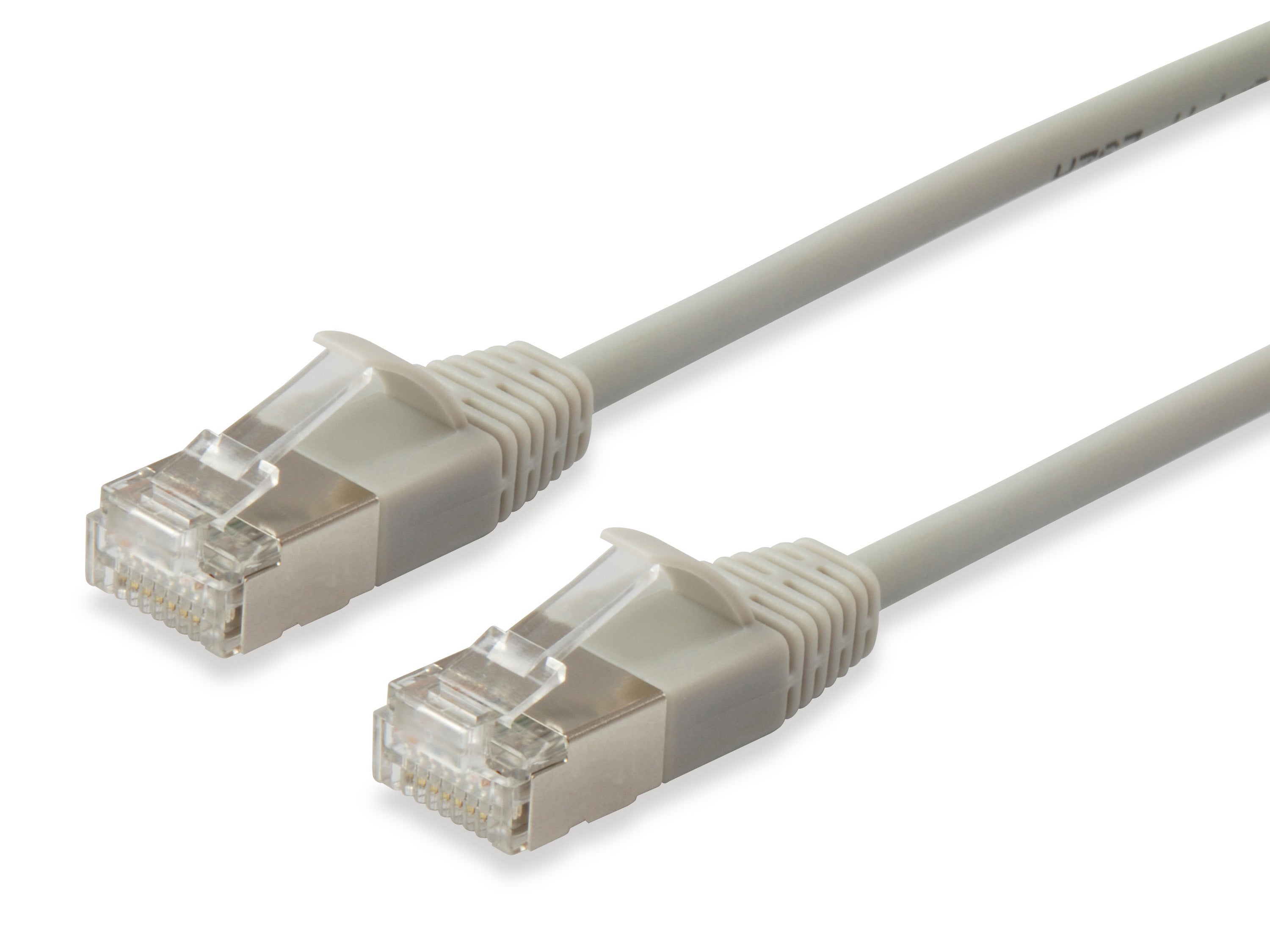 Equip Cat.6A F/FTP Slim-Patchkabel, 0.25m, Beige
