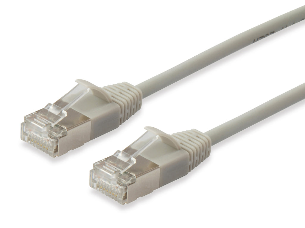 Equip Cat.6A F/FTP Slim-Patchkabel, 7.5m, Beige