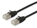 Equip Cat.6A F/FTP Slim-Patchkabel, 5.0m, Schwarz