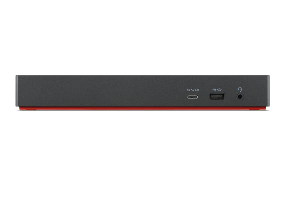 Lenovo 40B00300EU laptop-dockingstation & portreplikator Kabelgebunden Thunderbolt 4 Schwarz, Rot – Bild 4