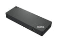Lenovo 40B00300EU laptop-dockingstation & portreplikator Kabelgebunden Thunderbolt 4 Schwarz, Rot