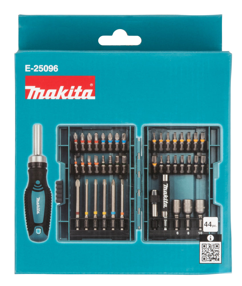 Makita E-25096 - Bit-Set mit Ratschengriff - 44-teilig