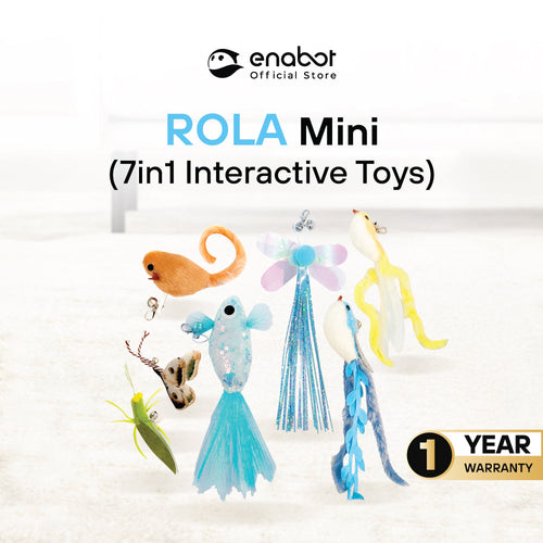 ENABOT ROLA Mini Cat Teaser Aufsatz Katzenspielzeug Modul interaktiv