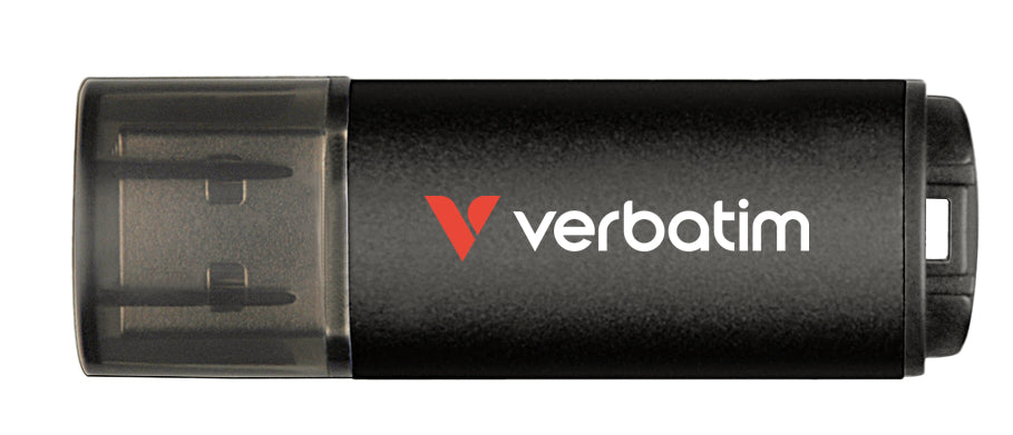 Verbatim V200 Metal USB Drive 64GB USB-Stick USB Typ-A 3.2 Gen 1 (3.1 Gen 1) Schwarz