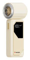 Verbatim Cool 'n' Go AirJet Silber, Weiß Handventilator