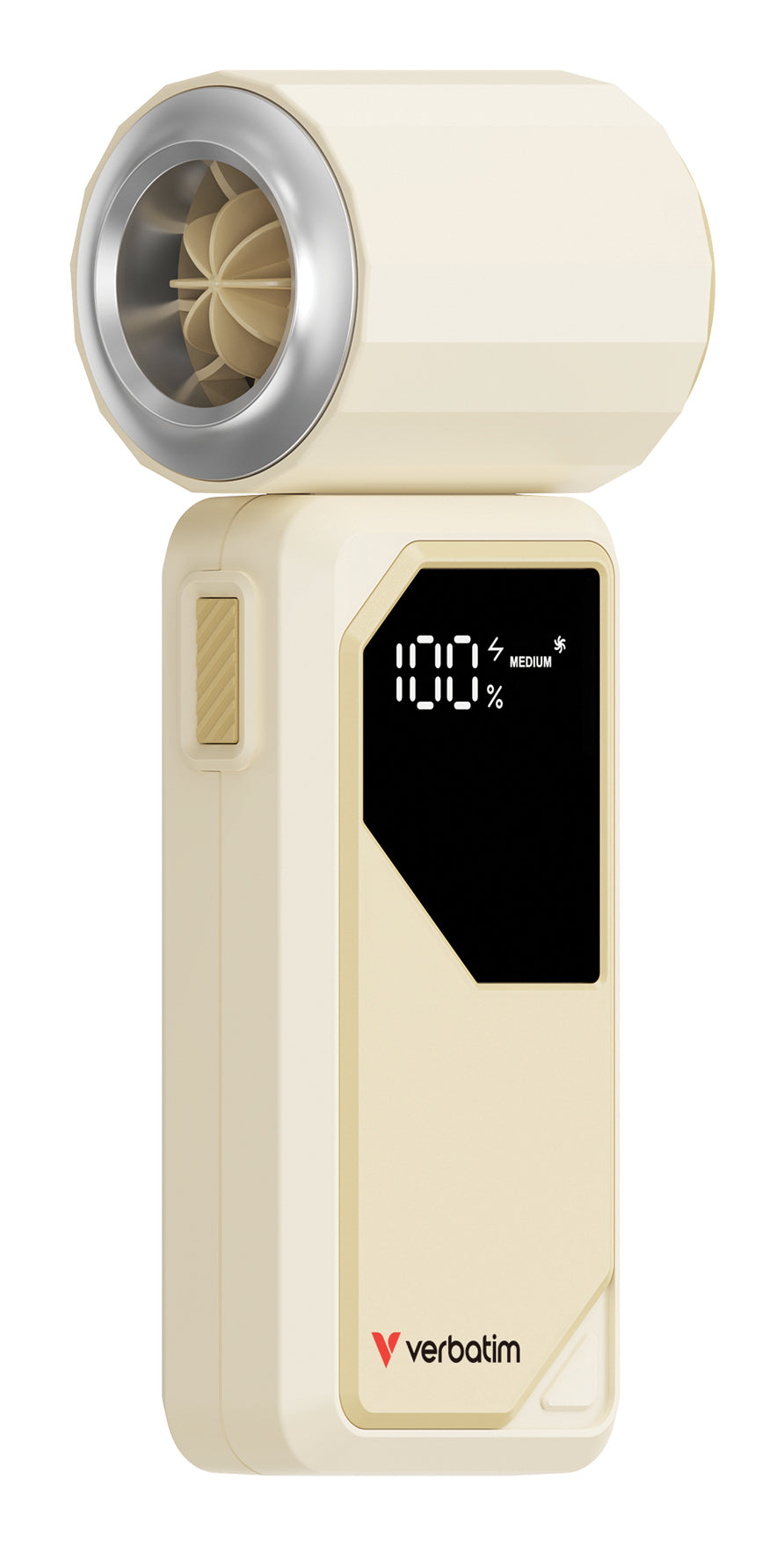 Verbatim Cool 'n' Go AirJet Silber, Weiß Handventilator
