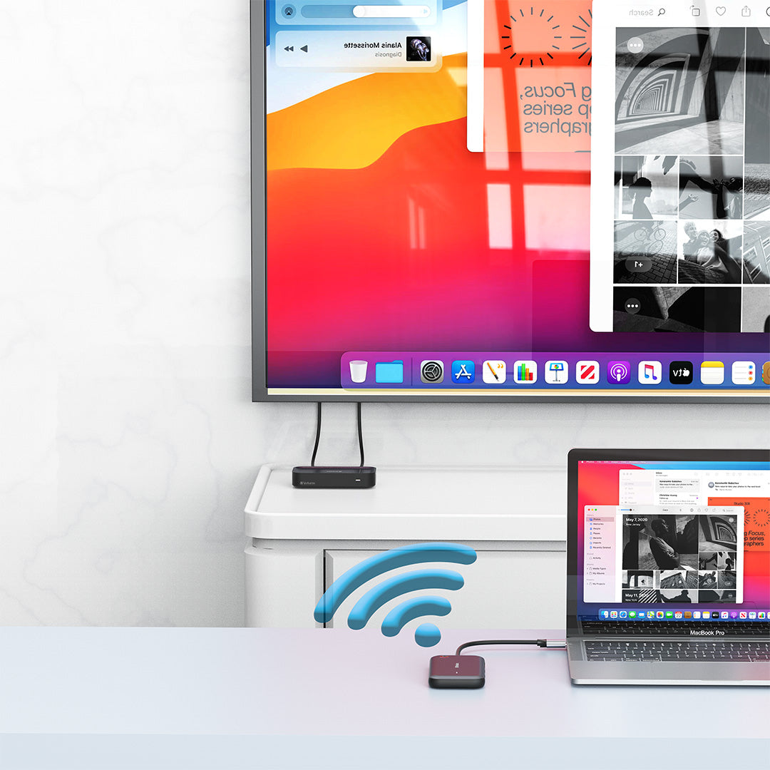 Verbatim Share My Screen USB-C Wirel.Displ.Ad. 1080P/Hub 32146 – Bild 2