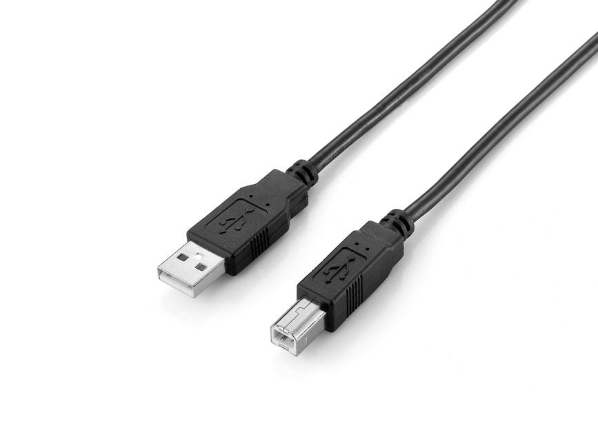 Equip USB 2.0 Cable - USB-A (M) - USB-B (M) - 2m - Black