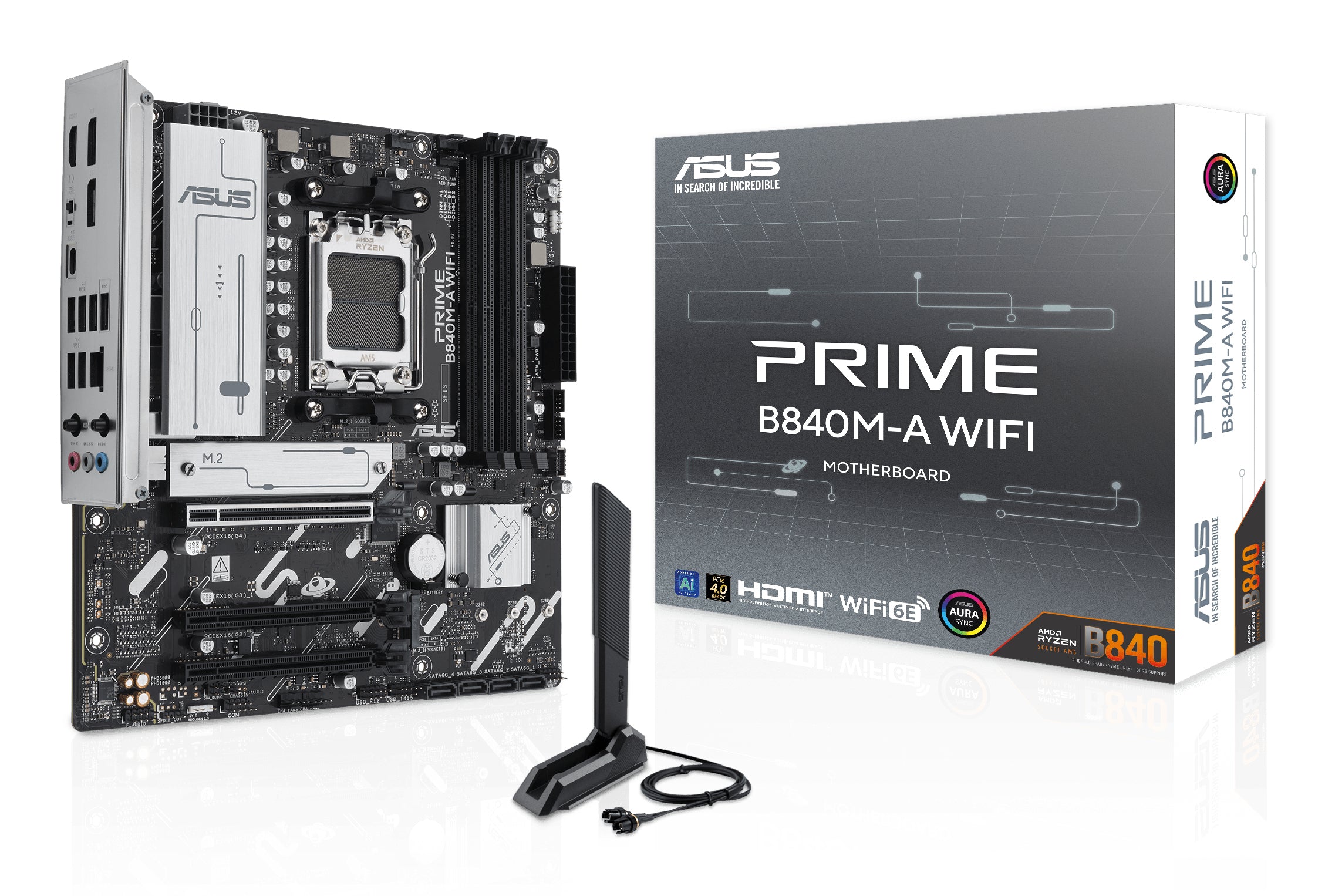 ASUS PRIME B840M-A WIFI AMD B840 Sockel AM5 micro ATX