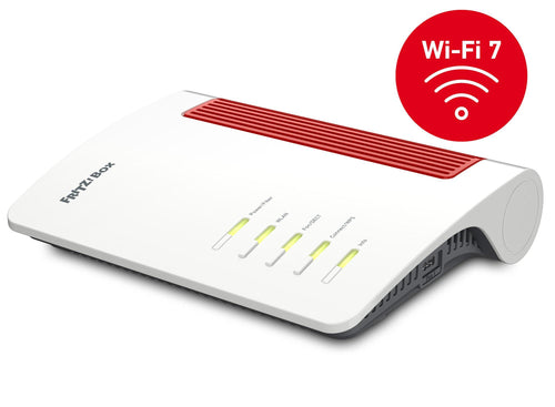Box 5690 WLAN-Router 2.5 Gigabit Ethernet Dual-Band (2,4 GHz/5 GHz) Rot, Weiß