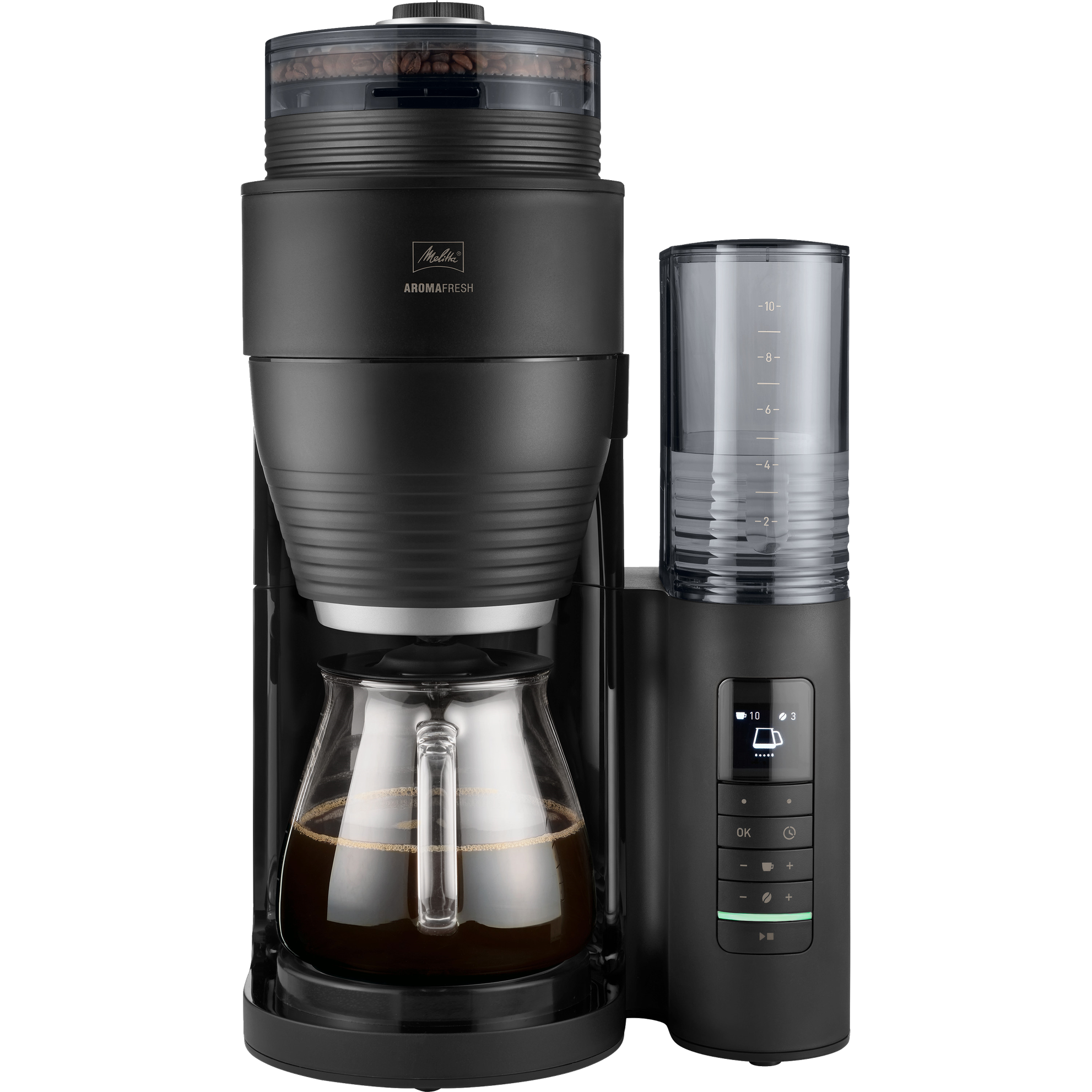 Melitta AromaFresh Glas Pro X - Schwarz/Silber