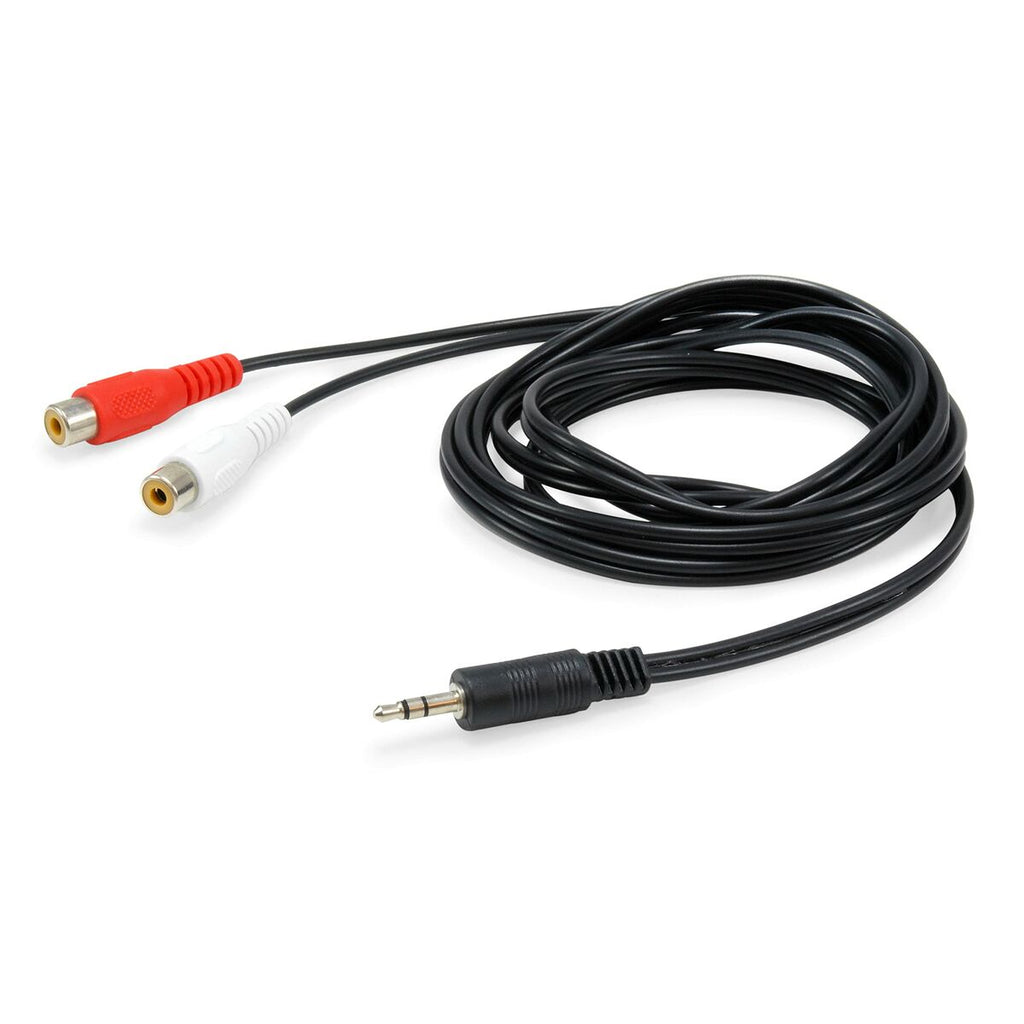 Equip 147093 Audio-Kabel 250 m 2 x RCA 3.5mm Schwarz