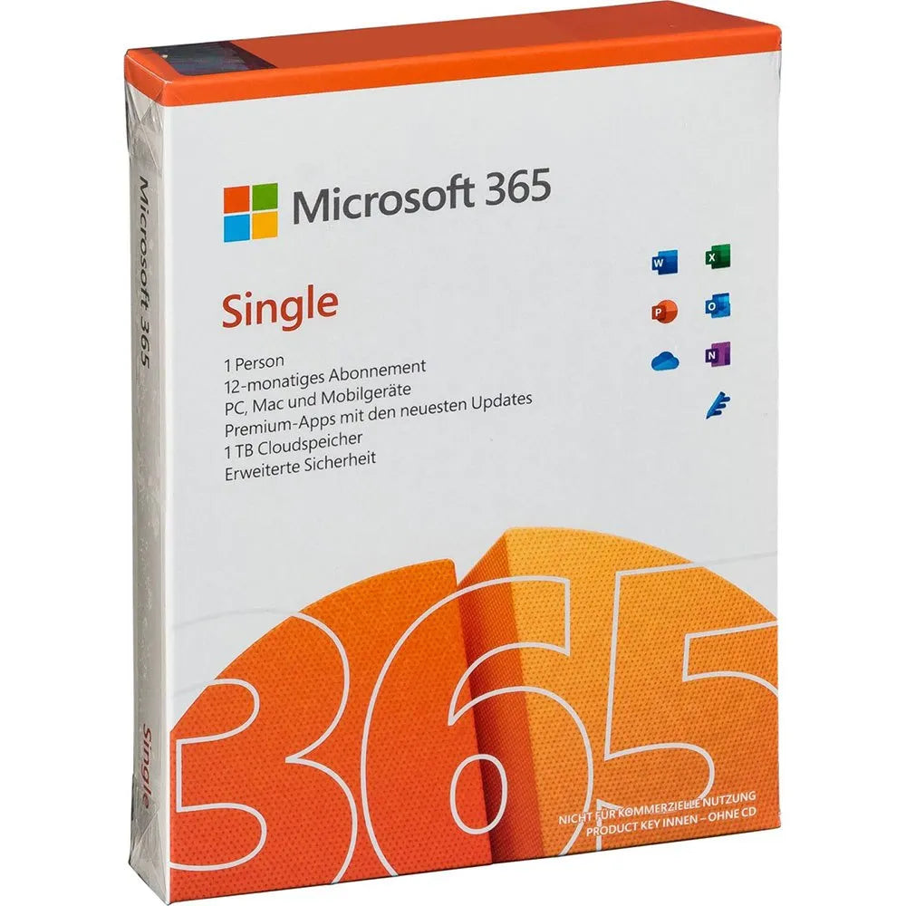 Microsoft 365 Single - 1 PC/MAC, 1 Year - ESD-Download