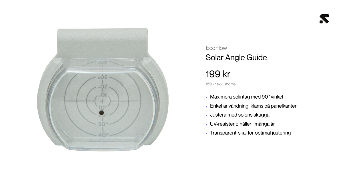 ECOFLOW Solar Angle Guide