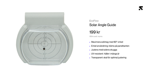ECOFLOW Solar Angle Guide