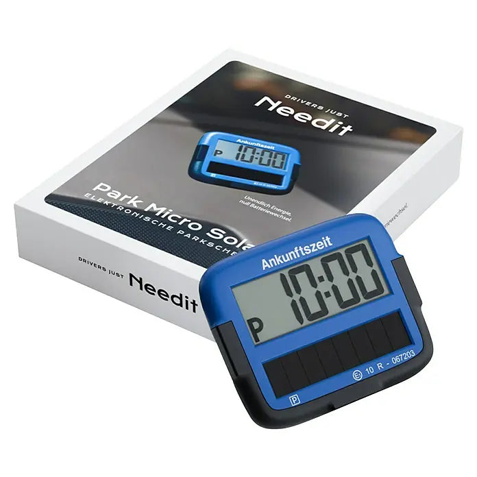 Needit PARK Micro (elektrische Parkscheibe) Schwarz/Blau