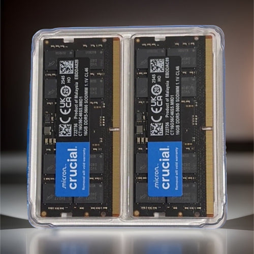 Crucial DDR5 - 32GB 5600 SO-DIMM KIT 2x16GB (CT2K16G56C46S5)