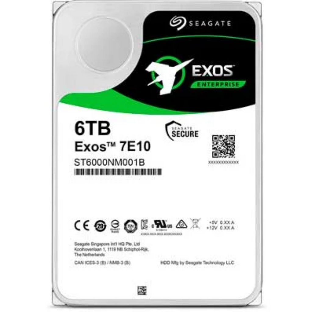 Seagate Enterprise ST6000NM001B Interne Festplatte 6 TB 7200 RPM 256 MB 3.5" SAS