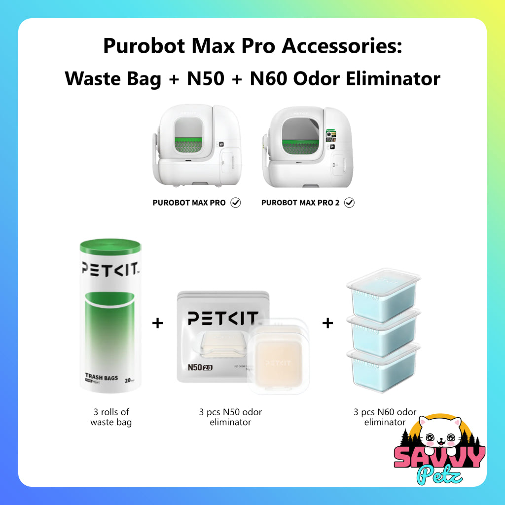 Petkit Katzenklo Müllbeutel für Pura Max 2/ Purobot Max Pro